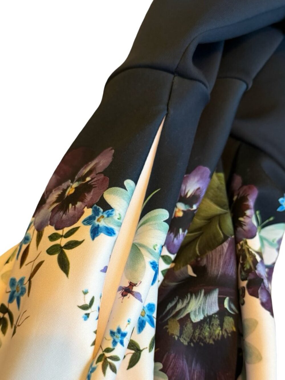 Ted Baker London Stefh A-Line Short Sleeve Dress Floral Print Size 2 4-6 Women's - Picture 12 of 16